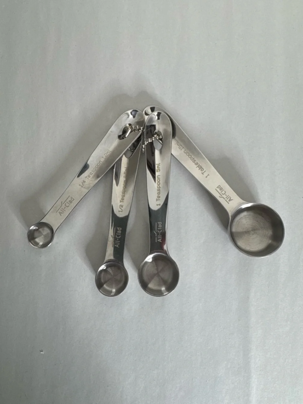 All-Clad Stainless-Steel Measuring Spoons Teaspoon Set